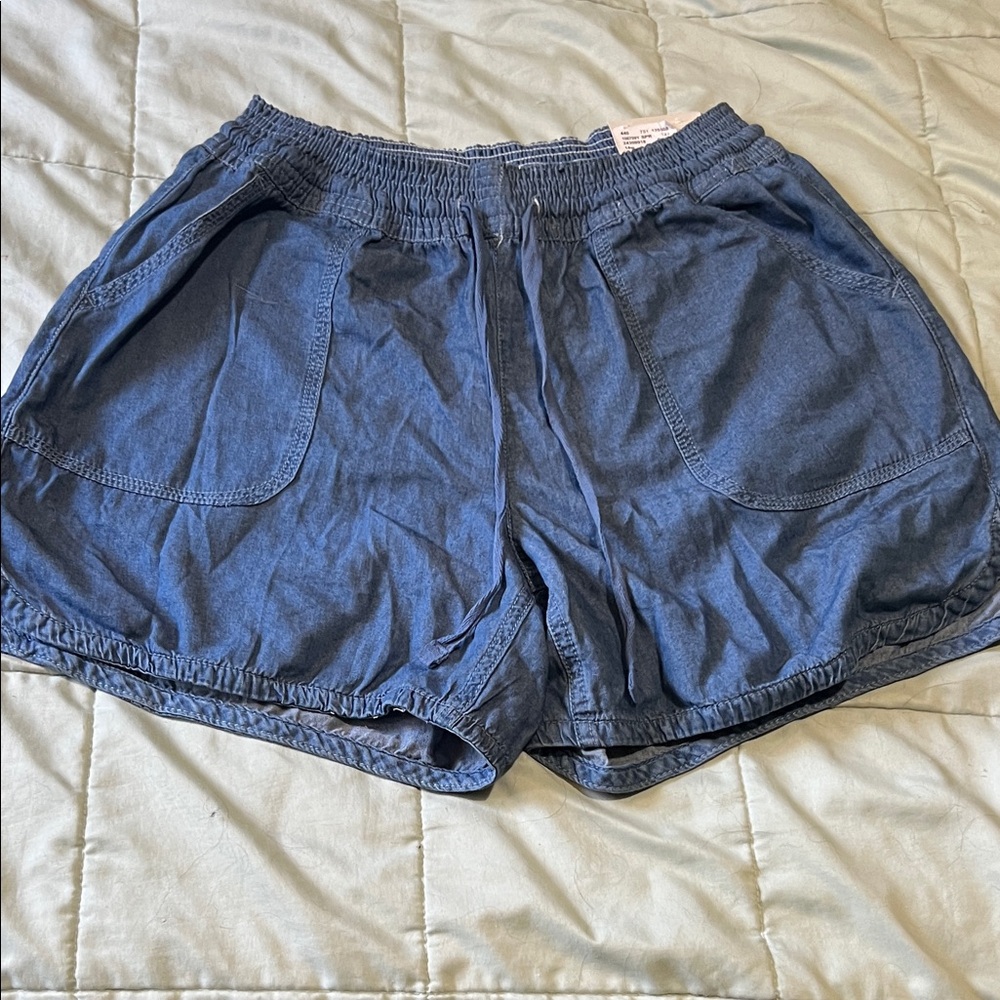 Women's Athletic Shorts in Blue